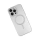 Apple iPhone 13 Pro Max Kılıf Moshi Lens Magneticsafe Silikon - Gümüş