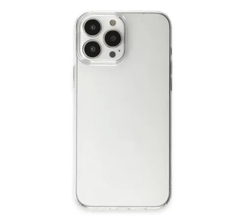 Apple iPhone 15 Pro Max Kılıf Pc Sert Şeffaf Kapak - Şeffaf