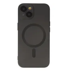 Apple iPhone 14 Plus Kılıf Moshi Lens Magneticsafe Silikon - Siyah
