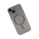 Apple iPhone 14 Plus Kılıf Moshi Lens Magneticsafe Silikon - Füme