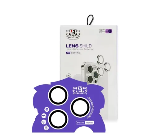 Apple iPhone 17 Pro Max Bilvis Titan Kamera Lens - Gümüş