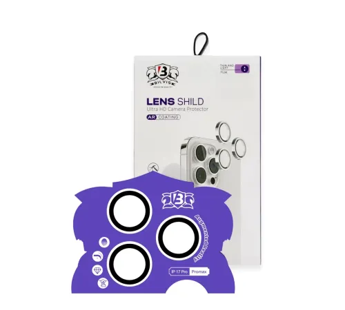 Apple iPhone 17 Pro Max Bilvis Titan Kamera Lens - Gümüş