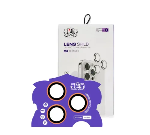Apple iPhone 17 Pro Max Bilvis Titan Kamera Lens - Turuncu
