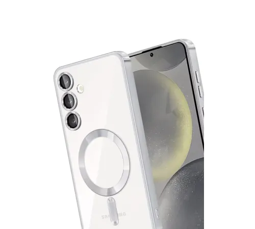 Samsung Galaxy A15 4G Kross Magneticsafe Kapak - Gümüş