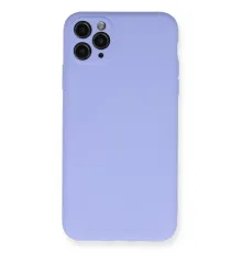Apple iPhone 11 Pro Max Kılıf Nano içi Kadife Silikon - Lila