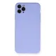 Apple iPhone 11 Pro Max Kılıf Nano içi Kadife Silikon - Lila