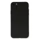 Apple iPhone 11 Pro Max Kılıf Nano içi Kadife Silikon - Siyah