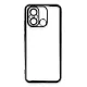 Xiaomi Redmi 12C Kılıf Lensli Silikon - Siyah
