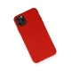 Apple iPhone 11 Pro Max Kılıf Nano içi Kadife Silikon - Kırmızı