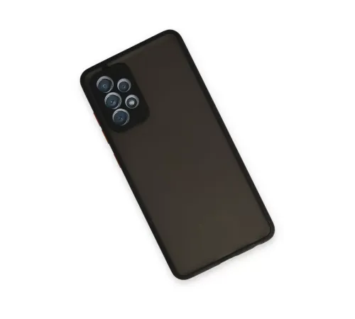 Samsung Galaxy A32 Kılıf Montreal Silikon Kapak - Siyah