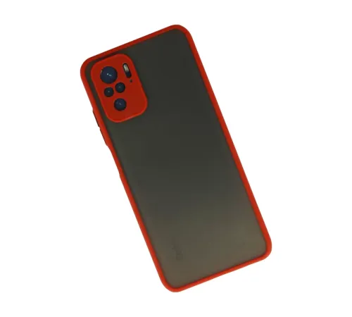 Xiaomi Redmi Note 10 Kılıf Montreal Silikon Kapak - Kırmızı