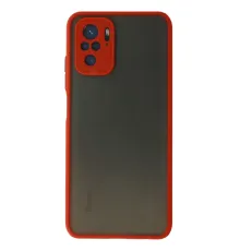 Xiaomi Redmi Note 10 Kılıf Montreal Silikon Kapak - Kırmızı