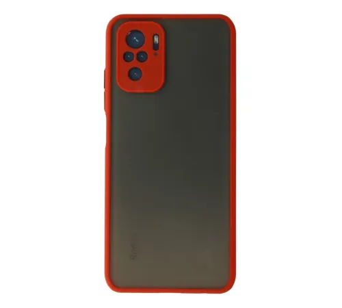 Xiaomi Redmi Note 10 Kılıf Montreal Silikon Kapak - Kırmızı
