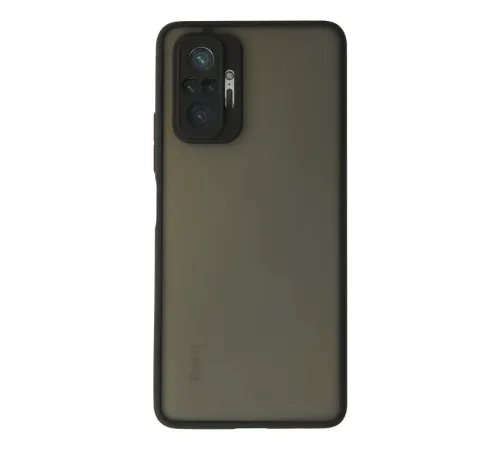 Xiaomi Redmi Note 10 Pro Kılıf Montreal Silikon Kapak - Siyah