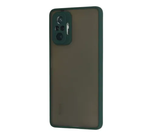 Xiaomi Redmi Note 10 Pro Kılıf Montreal Silikon Kapak - Yeşil