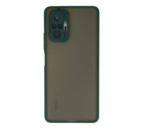 Xiaomi Redmi Note 10 Pro Kılıf Montreal Silikon Kapak - Yeşil
