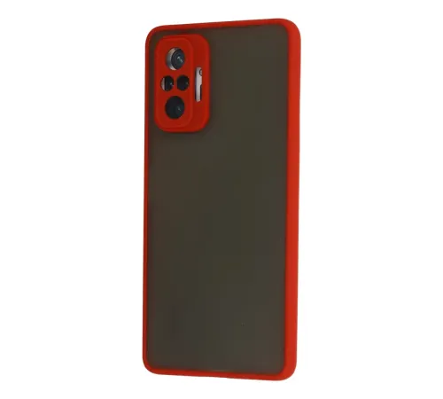 Xiaomi Redmi Note 10 Pro Kılıf Montreal Silikon Kapak - Kırmızı