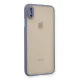 Apple iPhone XS Max Kılıf Montreal Silikon Kapak - Gri