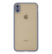 Apple iPhone XS Max Kılıf Montreal Silikon Kapak - Gri