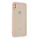 Apple iPhone XS Max Kılıf Montreal Silikon Kapak - Pembe