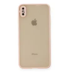 Apple iPhone XS Max Kılıf Montreal Silikon Kapak - Pembe