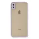 Apple iPhone XS Max Kılıf Montreal Silikon Kapak - Mor