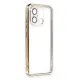 Xiaomi Redmi 12C Kılıf Lensli Silikon - Gold