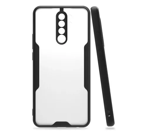 Xiaomi Redmi 9 Kılıf Platin Silikon - Siyah