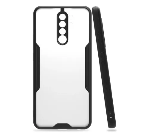 Xiaomi Redmi 9 Kılıf Platin Silikon - Siyah