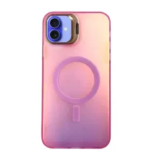 Apple iPhone 16 Plus Kılıf Primera Magsafe Standlı Kapak - Pembe