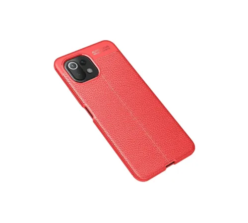 Xiaomi Mİ 11 Lite Kılıf Auto Focus Kapak - Kırmızı