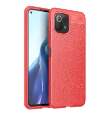 Xiaomi Mİ 11 Lite Kılıf Auto Focus Kapak - Kırmızı