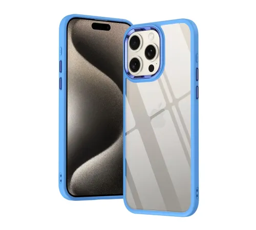 Apple iPhone 15 Pro Max Kılıf Power Silikon - Lila