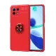 Xiaomi Mİ 11 Lite Kılıf Range Yüzüklü Silikon - Kırmızı
