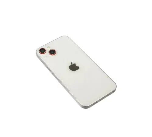 Apple iPhone 14 Diamond Kamera Lens - Kırmızı