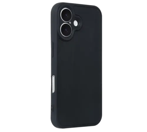 Apple iPhone 16 Kılıf Aras Deri Kapak - Siyah