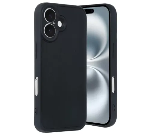 Apple iPhone 16 Kılıf Aras Deri Kapak - Siyah