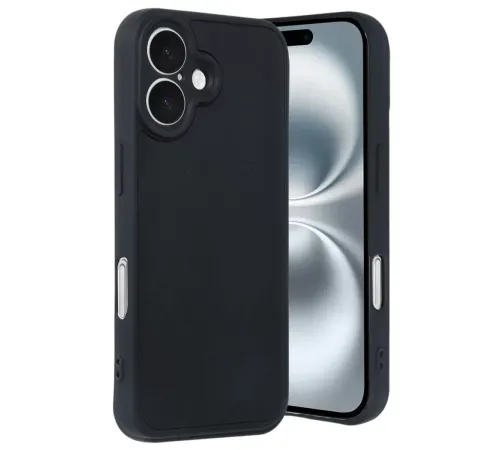 Apple iPhone 16 Kılıf Aras Deri Kapak - Siyah