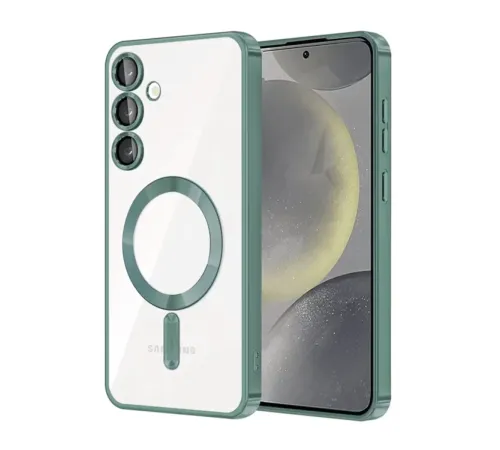 Samsung Galaxy A55 5G Kross Magneticsafe Kapak - Koyu Yeşil