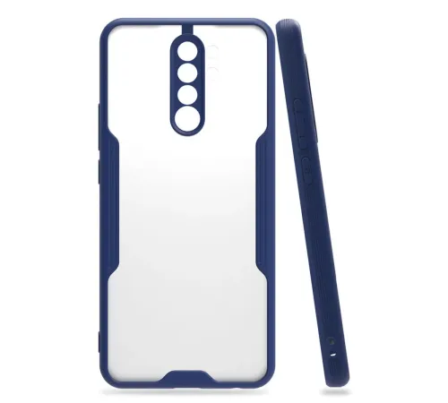 Xiaomi Redmi 9 Kılıf Platin Silikon - Lacivert