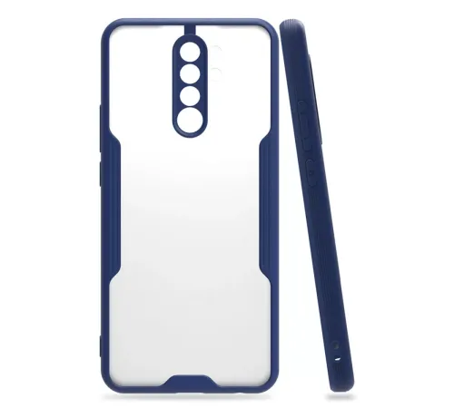 Xiaomi Redmi 9 Kılıf Platin Silikon - Lacivert