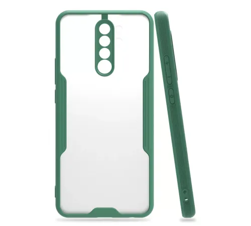 Xiaomi Redmi 9 Kılıf Platin Silikon - Yeşil