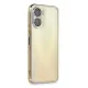 Vivo Y16 Kılıf Lensli Silikon - Gold