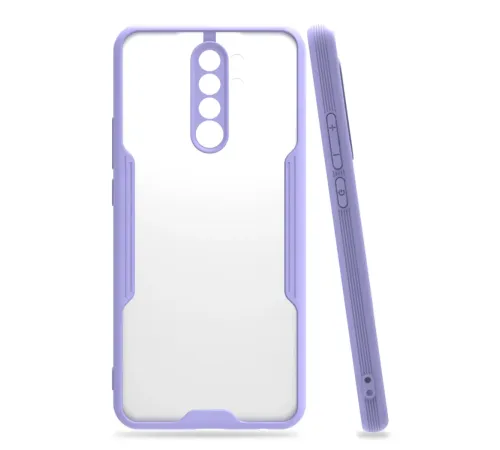Xiaomi Redmi 9 Kılıf Platin Silikon - Lila
