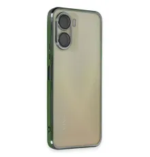 Vivo Y16 Kılıf Lensli Silikon - Yeşil
