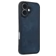 Apple iPhone 16 Kılıf Aras Deri Kapak - Lacivert