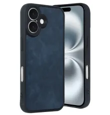 Apple iPhone 16 Kılıf Aras Deri Kapak - Lacivert