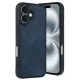 Apple iPhone 16 Kılıf Aras Deri Kapak - Lacivert
