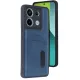 Xiaomi Redmi Note 13 Pro 5G Kılıf Sara Kartvizitli Deri Kılıf - Lacivert