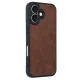 Apple iPhone 16 Kılıf Aras Deri Kapak - Taba